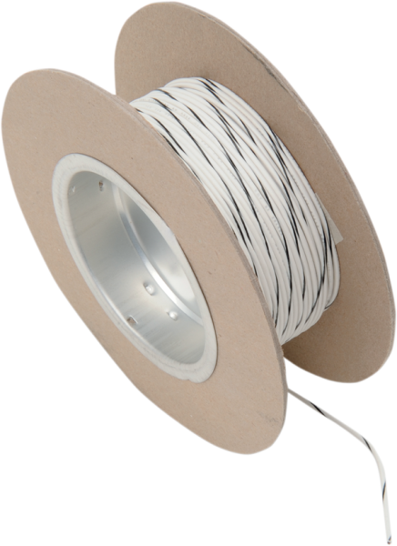 Oem Color Wire Spool White, 1, nordicamoto.ro