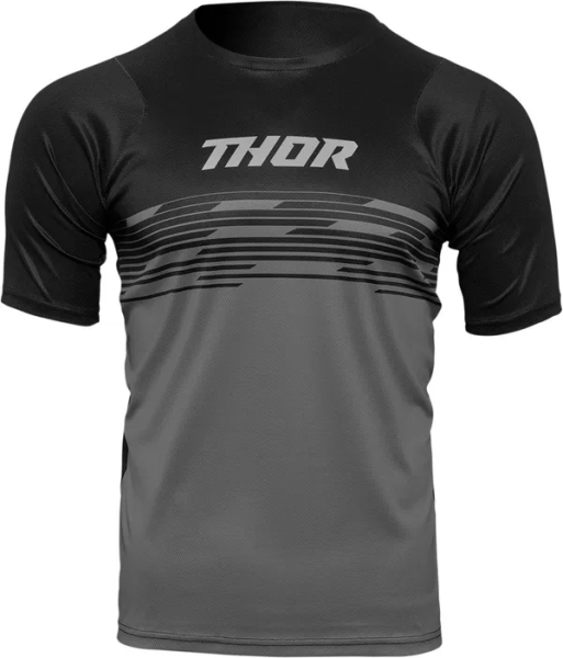 Tricou MTB Thor Assist Shiver Black/Gray-3