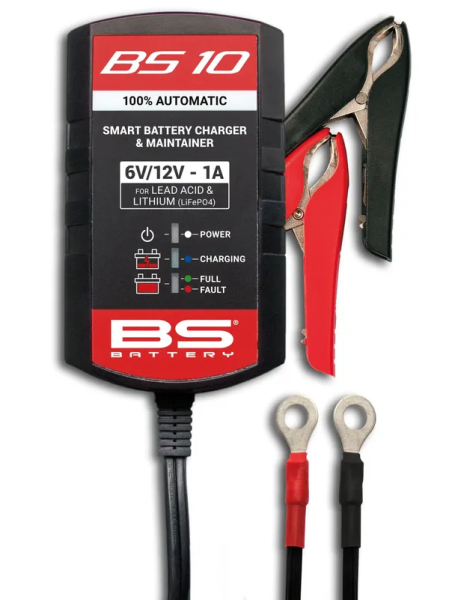 Smart Battery Charger & Maintainer Black-2