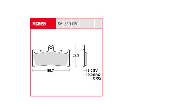 Trq Brake Pad Sintered Race, 3, nordicamoto.ro