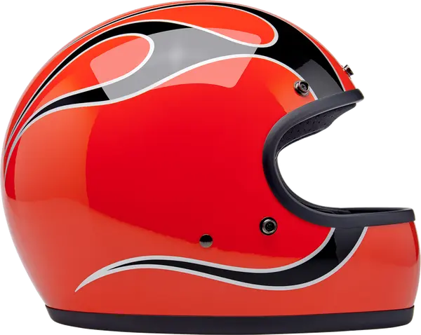 Gringo Flames Helmet Orange  XS, 5, nordicamoto.ro