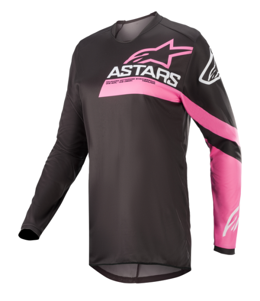 Tricou dama Alpinestars Stella Fluid Chaser Black/Pink-0