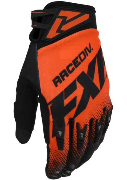 Manusi FXR Factory Ride Adjustable MX Glove Nuke Red/Black-0