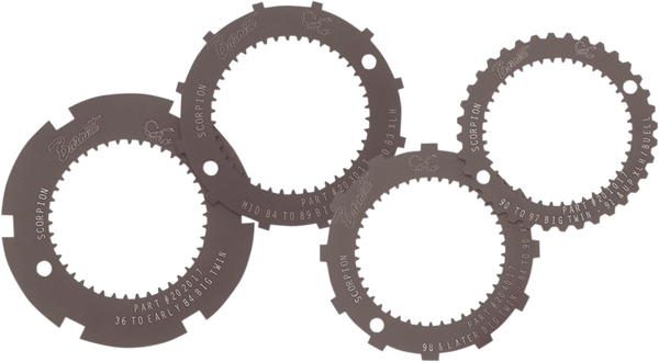 Scorpion Clutch Lock Plate Black, Anodized, 1, nordicamoto.ro