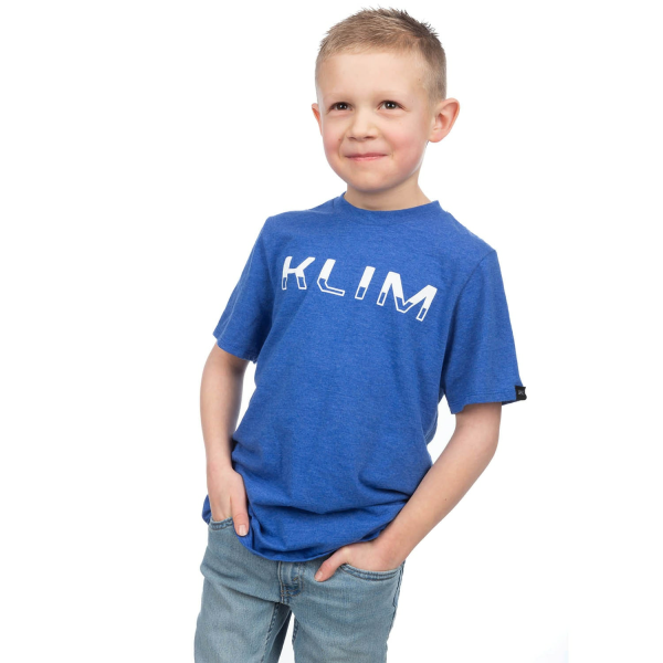 Tricou Copii Klim Petrol Tri-blend Black - White-6