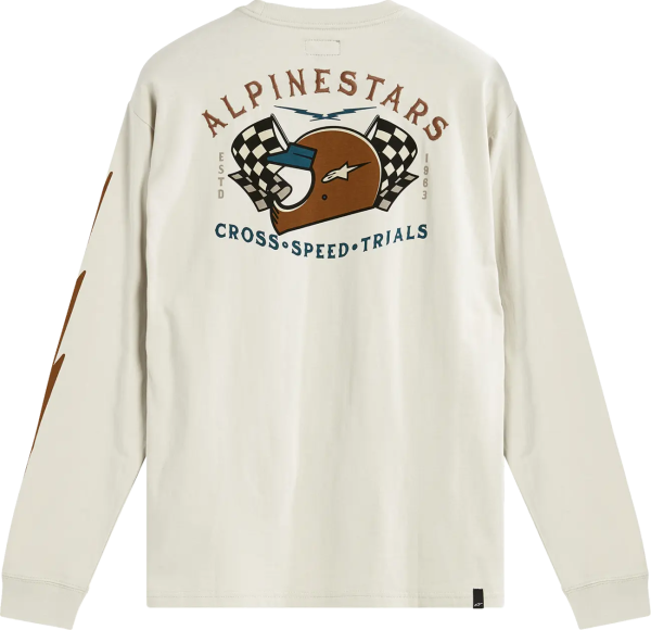 Full Face Long-sleeve T-shirt White-1