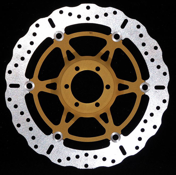 Contour X Series Brake Rotor Gold, Silver, 1, nordicamoto.ro