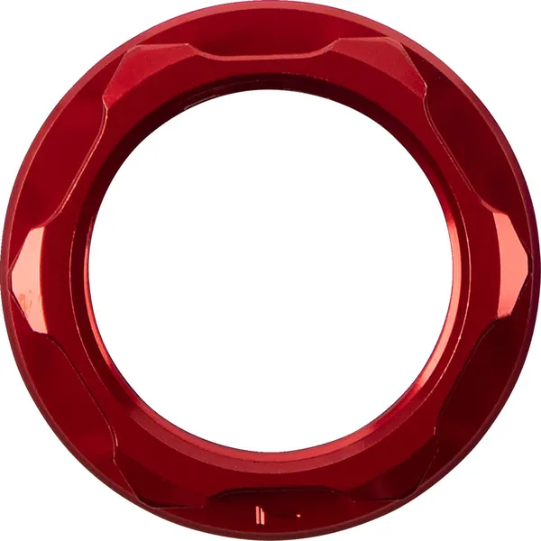 MOOSE RACING Steering Stem Nut Red 