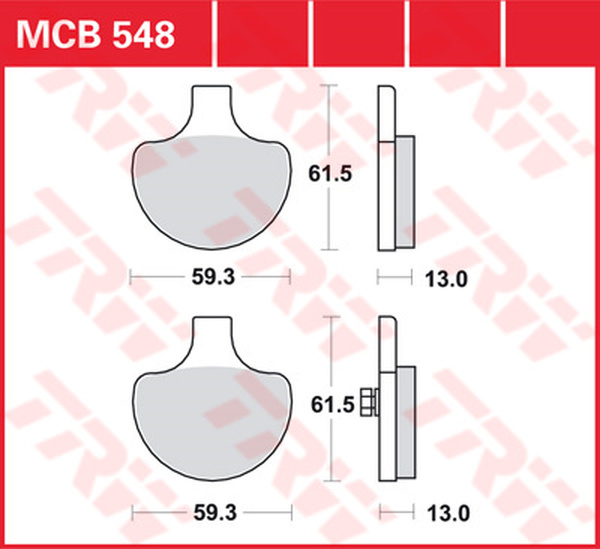 Plăcuțe de frână ceramice universale, 1, nordicamoto.ro