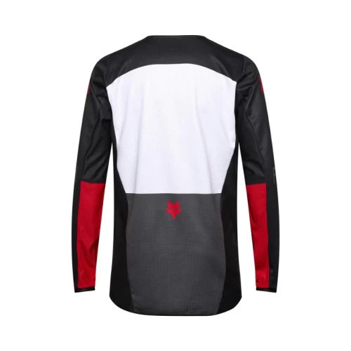 Tricou Fox MX-180 Flow Alb/Rosu XXL, 3, nordicamoto.ro