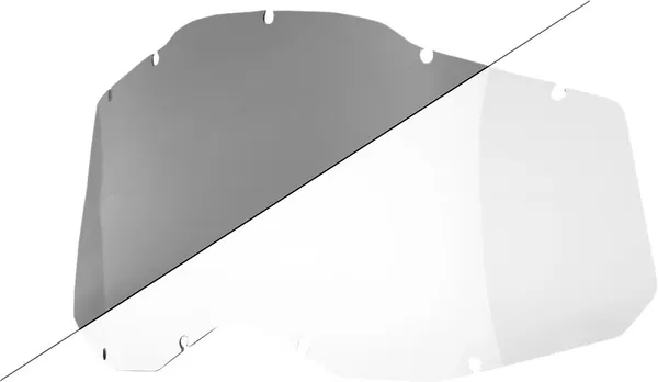Lentila ochelari 100% Accuri 2/Racecraft 2/Strata 2 Clear/Smoke-1