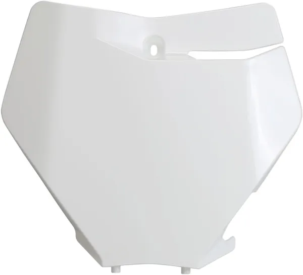 Replacement Front Number Plate White