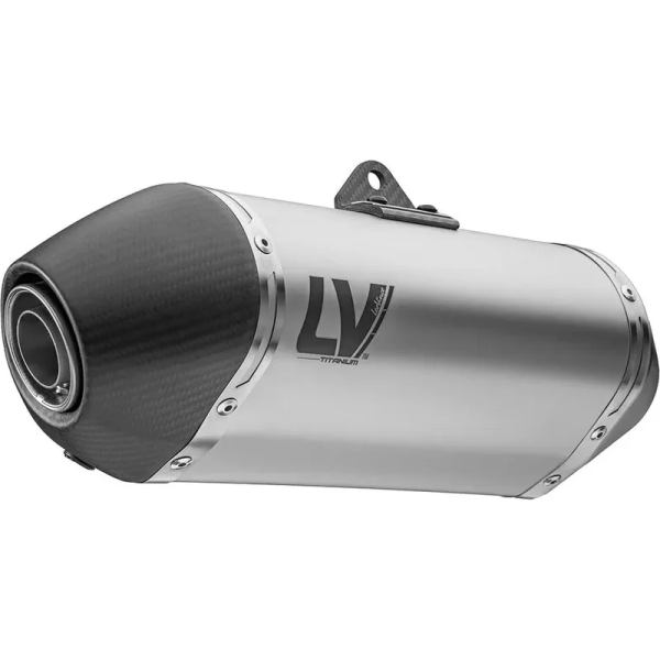 Tobă de eșapament LeoVince LV-14 Titanium Slip-On pentru Moto Guzzi Stelvio, 1, nordicamoto.ro