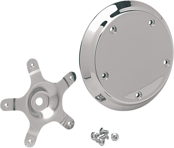 Five-bolt Domed Air Cleaner Insert Silver, 1, nordicamoto.ro