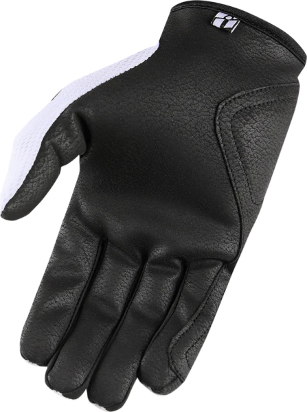 Manusi Textil/Piele Icon Hooligan™ White 2XL, 3, nordicamoto.ro