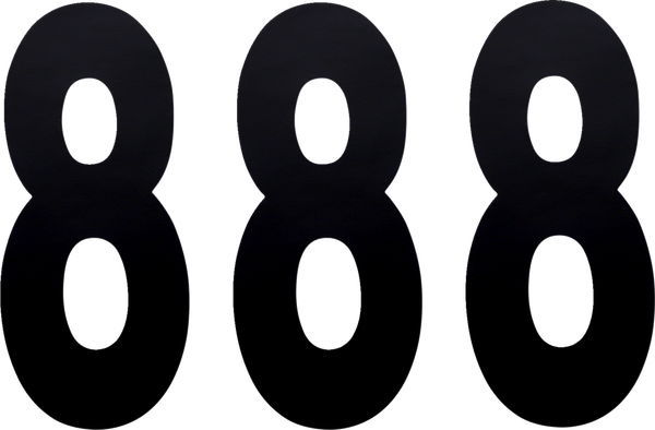 Standard Numbers Black, 2, nordicamoto.ro