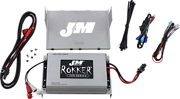 Rokker® Xxr 400w 2-ch Amplifier Kit Black, Matte, 1, nordicamoto.ro
