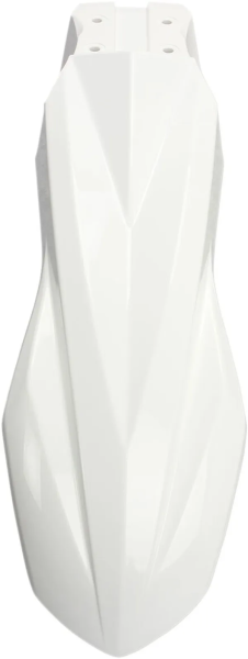 Front Fender Replacement Plastic White-0