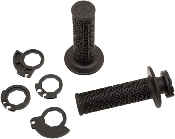 MOOSE RACING 36 Series Clamp-on Grips Black, Gold -1