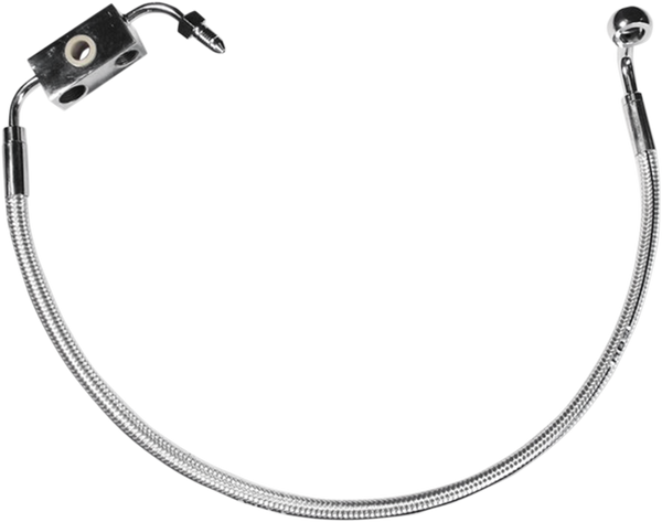 Designer Series Dot Front Lower Brake Line Kit Chrome, Sterling Chromite® Ii, 2, nordicamoto.ro