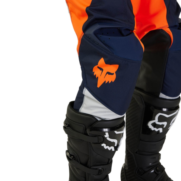 Pantaloni Moto Fox 180 Nitro Portocaliu Fluo-5