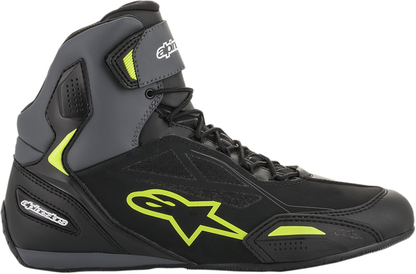 Ghete Alpinestars Faster-3 Drystar Black/Gray/Yellow-1