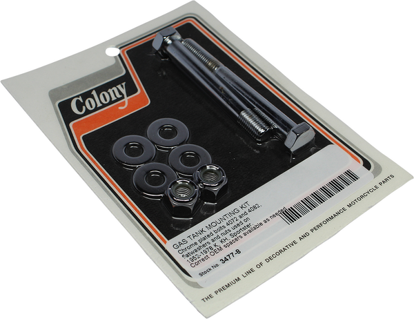 Gas Tank Mounting Kit Chrome Plated, 1, nordicamoto.ro
