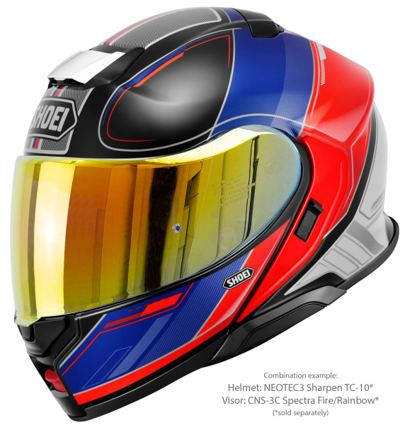Casca Flip-up SHOEI NEOTEC3 SHARPEN TC-10 Albastru/Rosu/Alb XXL-3