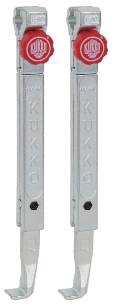 2 Quick Adjusting Jaws (pair) - Series 2-p Red, Silver, 1, nordicamoto.ro