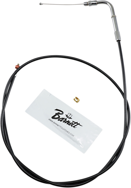 Black Vinyl Throttle/idle Cable Black Standard, 1, nordicamoto.ro