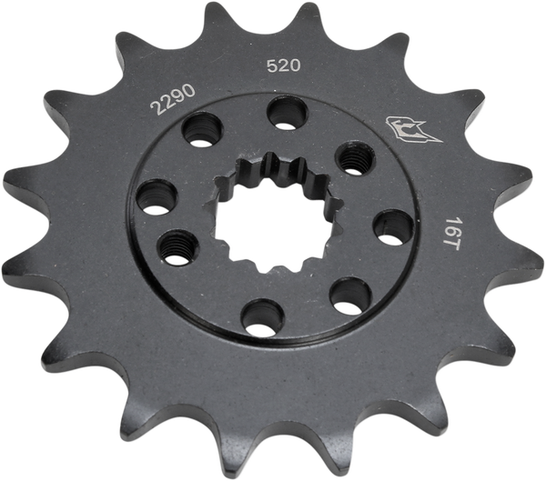 Lightweight Steel Sprocket Black, Zinc, 1, nordicamoto.ro