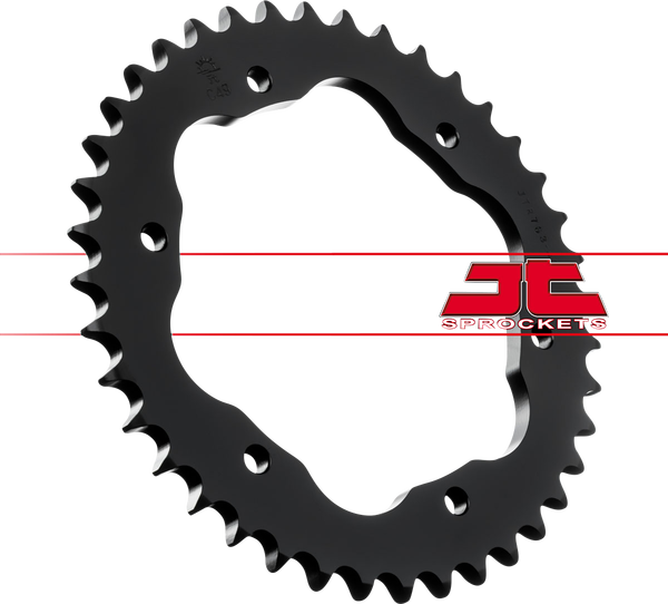 JT SPROCKETS Steel Rear Sprocket Black -1