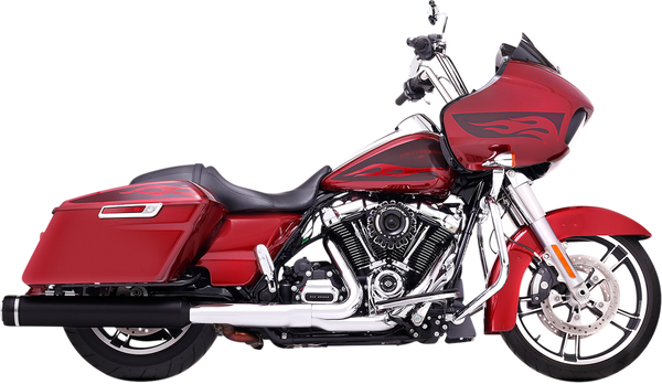 Muffler Slip-on 4.5(r) Duals For Touring Black, 2, nordicamoto.ro
