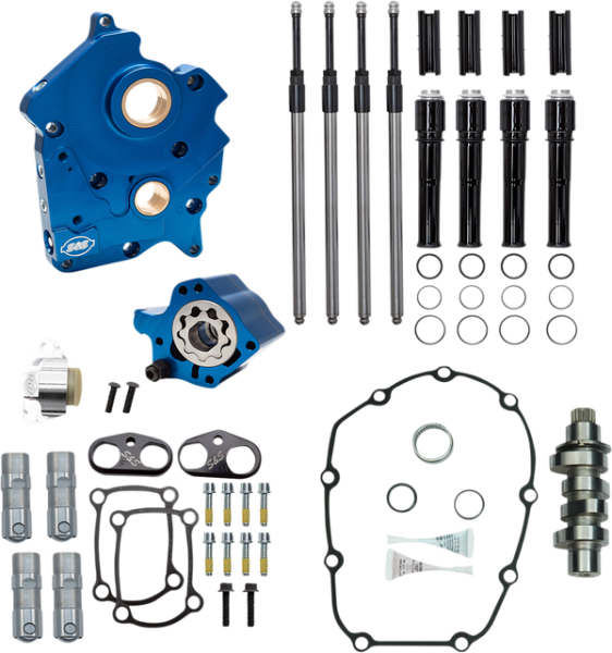 Cam Chest Kit For M-eight Engine Black, Gloss, 2, nordicamoto.ro