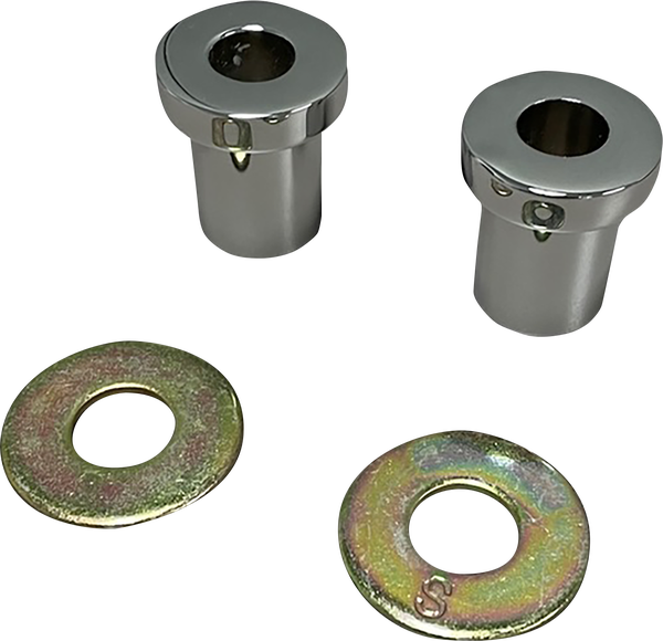 Solid Handlebar Riser Bushing Silver, 1, nordicamoto.ro