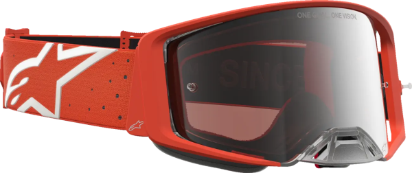 Ochelari Alpinestars Supertech Vesta Portocaliu/Argintiu/Lentila Colorata, 3, nordicamoto.ro