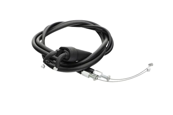 MOOSE RACING Black Vinyl Throttle Cable Black 