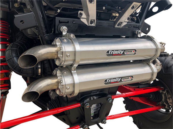 Stage 5 Slip-on Dual Muffler Silver, 3, nordicamoto.ro