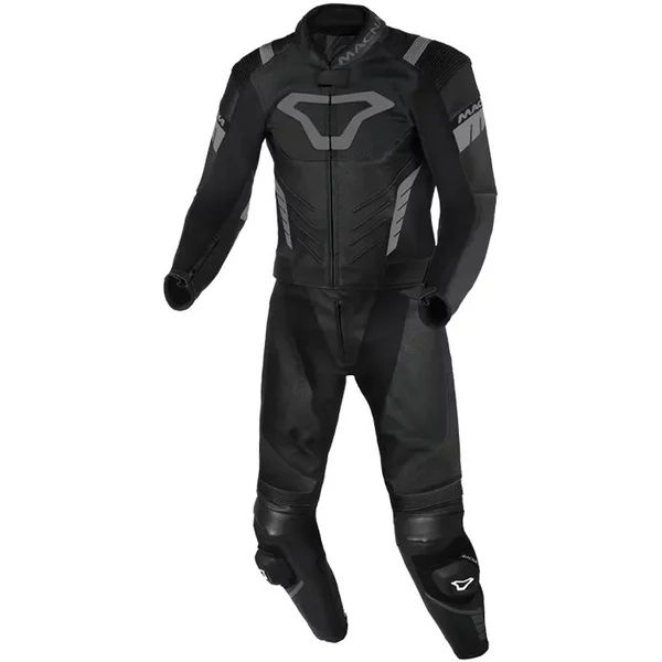 Combinezon de piele 2 piese MACNA VARSHALL Negru 52, 1, nordicamoto.ro