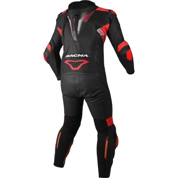 Combinezon de piele race 1 piesa MACNA ARMADYL 48 Alb/Rosu/Albastru, 8, nordicamoto.ro