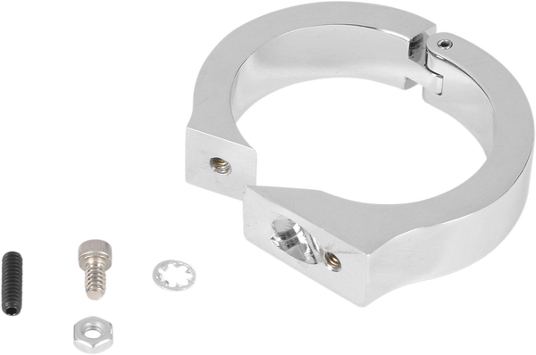 Handlebar Gauge Clamp Chrome, 1, nordicamoto.ro