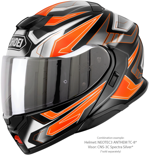 Casca Flip-up SHOEI NEOTEC3 ANTHEM TC-8 Negru/Portocaliu/Alb XXL-5