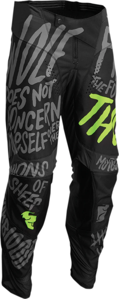 Pantaloni copii Thor Pulse Counting Sheep Acid| Charcoal 18, 1, nordicamoto.ro