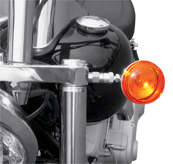 Front Turn Signal Relocation Kit Chrome, 2, nordicamoto.ro