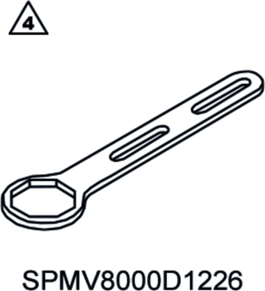 KEY FOR OCTAGONAL CAP
