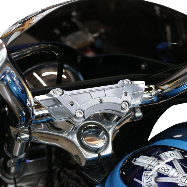Weld Wing Super Handlebar Clamp Silver, 1, nordicamoto.ro
