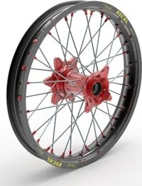 Jantă Elite Mx-en, spițe argintii, negru, roșu, 1, nordicamoto.ro