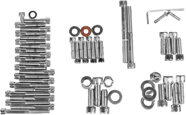 Bolt Set Silver, 1, nordicamoto.ro