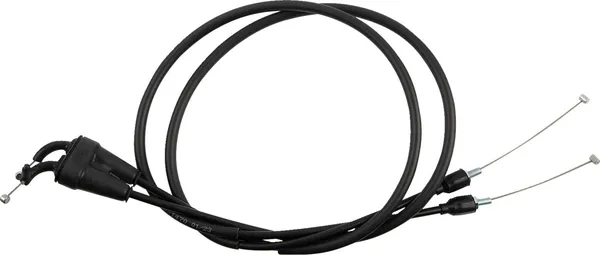 MOOSE RACING Black Vinyl Throttle Cable Black 