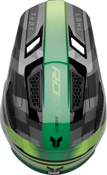 Casca Thor Fleet Camber Negru/Verde M-0